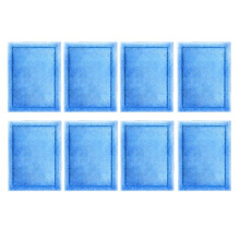 8 Stuks Aquariumfilter, Compatibel voor 30-60/20-40 Power Filters, Vervanging voor EZ-Change 3
