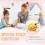 Magic Puffy Paint,3D Drawing Magic Canvas Sponge,Puffy Popcorn Drawing Texture Painting Kit,DIY Bubble Drawing Pens 4