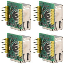 4X le Module Réseau Ethernet W5500 Interface SPI Protocole Ethernet/TCP/IP Compatible WIZ820Io