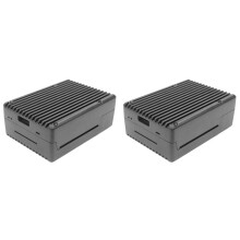2X pour Raspberry Pi 3B/3B + Pi Boîtier en Alliage D'Aluminium de Refroidissement en Métal pour Pi Raspberry 3B Dissipateur de Chaleur