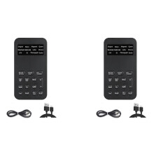 2X S9 Voice Changer 12 Modulateur de Changement de Voix avec Fonctions Vocales Réglables Téléphone Ordinateur Carte Son Outil Micro