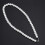 2X Charm Pearl Necklace w. Metal Clasp 3