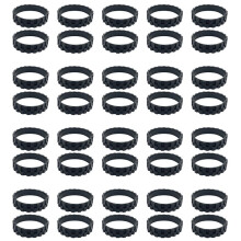 40PCS for S5/T6/T7 Accessories Walking Wheel Tire Skin Replacement Robot Vacuum Cleaner Parts