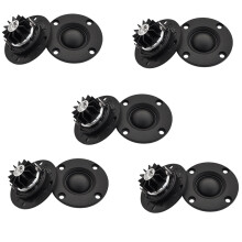 Tweeter Speaker 6 Ohm 30W Hifi Soft Dome Silk Film Treble Loudspeaker Neodymium Toothed Heat Sink 10Pcs