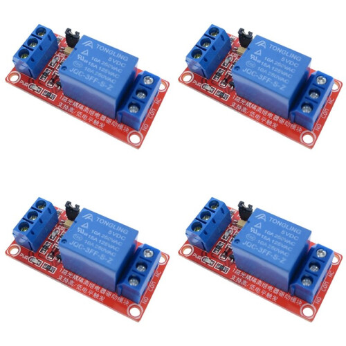 4X One 1 Channel 5V Relay Module Board Shield for  with Optocoupler Support High and Low Level Trigger 1