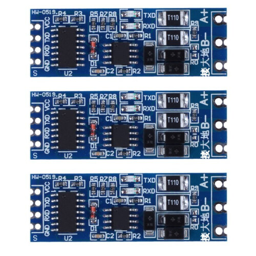 3X TTL to RS485 Adapter 485 Serial Port UART Level Converter Module 3.3V 5V 1