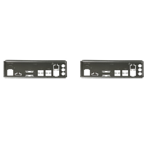 4X I/O Shield Back Plate for B250C B75 12USB B75 8USB Mining Motherboard IO Baffle Chassis Bracket