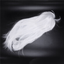 3X Anime Long Straight Hair Wig Cosplay Long Straight Costume, White