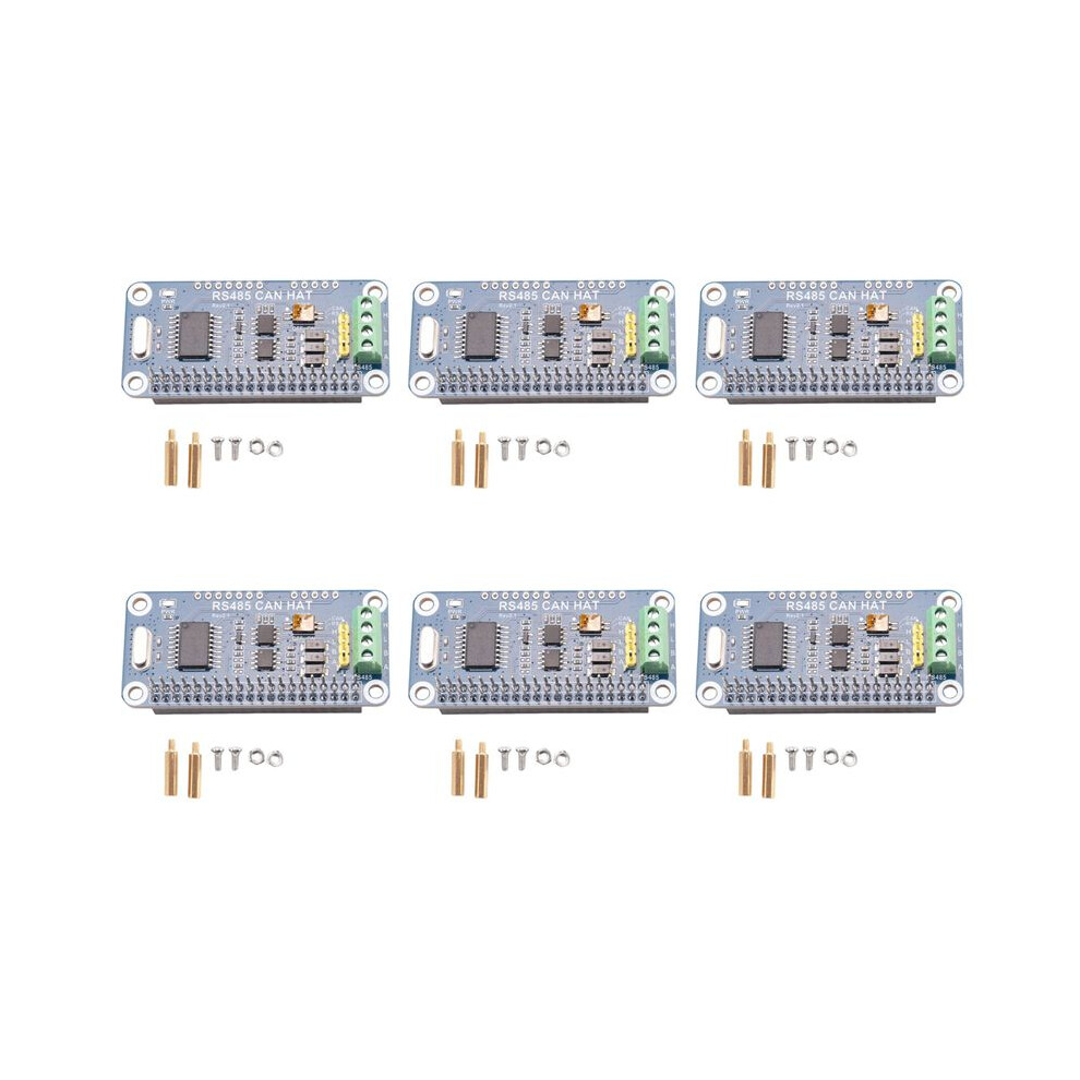 6X Waveshare Rs485 Can Hat For Raspberry Pi Allows Stable Long-Distance Communication Supports Raspberry Pi Series 4713663153919