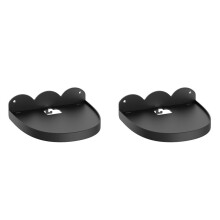 2X Wandmontierte Audio-Unterstützung -Lautsprecherhalter Soundbox-Ständer Verhindern Das Herunterfallen für Black