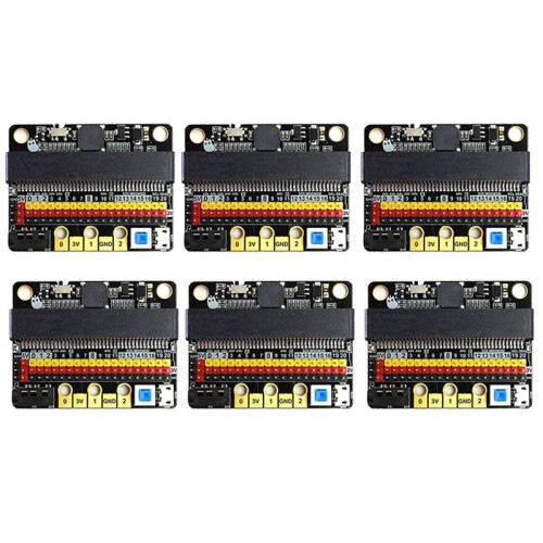 6X for Microbit Expansion Board IOBIT V2.0 Micro:Bit Horizontal Adapter Board Plate Primary and Secondary Schools