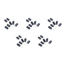 50 Pcs 22UF 400V 105C Radial Electrolytic Capacitors Black 13mm x 21mm