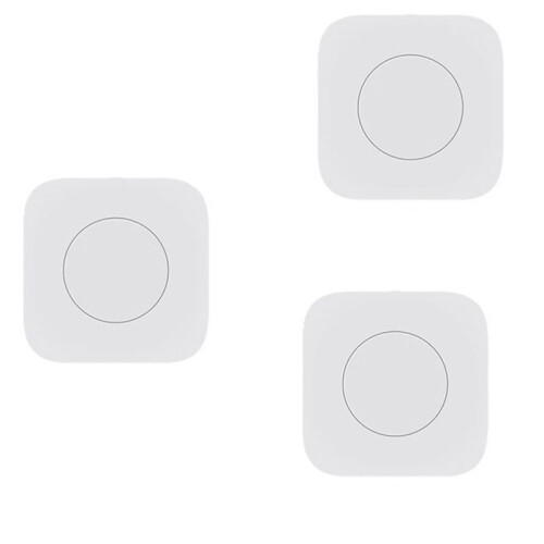 3X Tuya Zigbee Wireless   One Key Push Button Control Scene  Remote Controller Home Automation