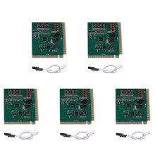 5X PC Motherboard Diagnostic Card 4-Digit PCI/ISA POST Code Analyzer