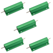 5X Aluminiumskal 100W Watt 100 Ohm TråDlindat EffektmotståNd