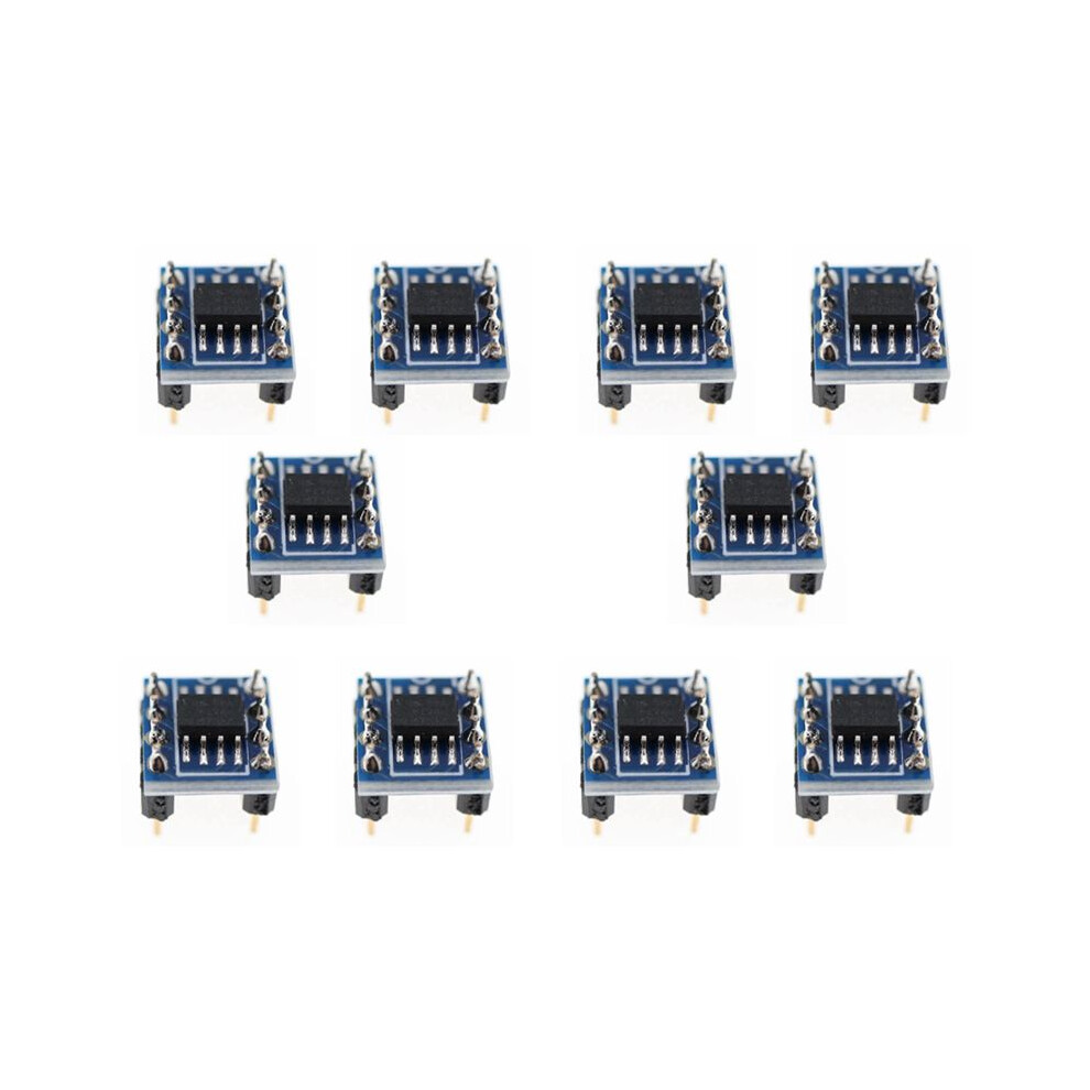 10Piece Opa627 X2 Turn To Dual Op Amp Opa627 Single Op Amp To Dual Op Amp Module Smd To Dip 4711069226848