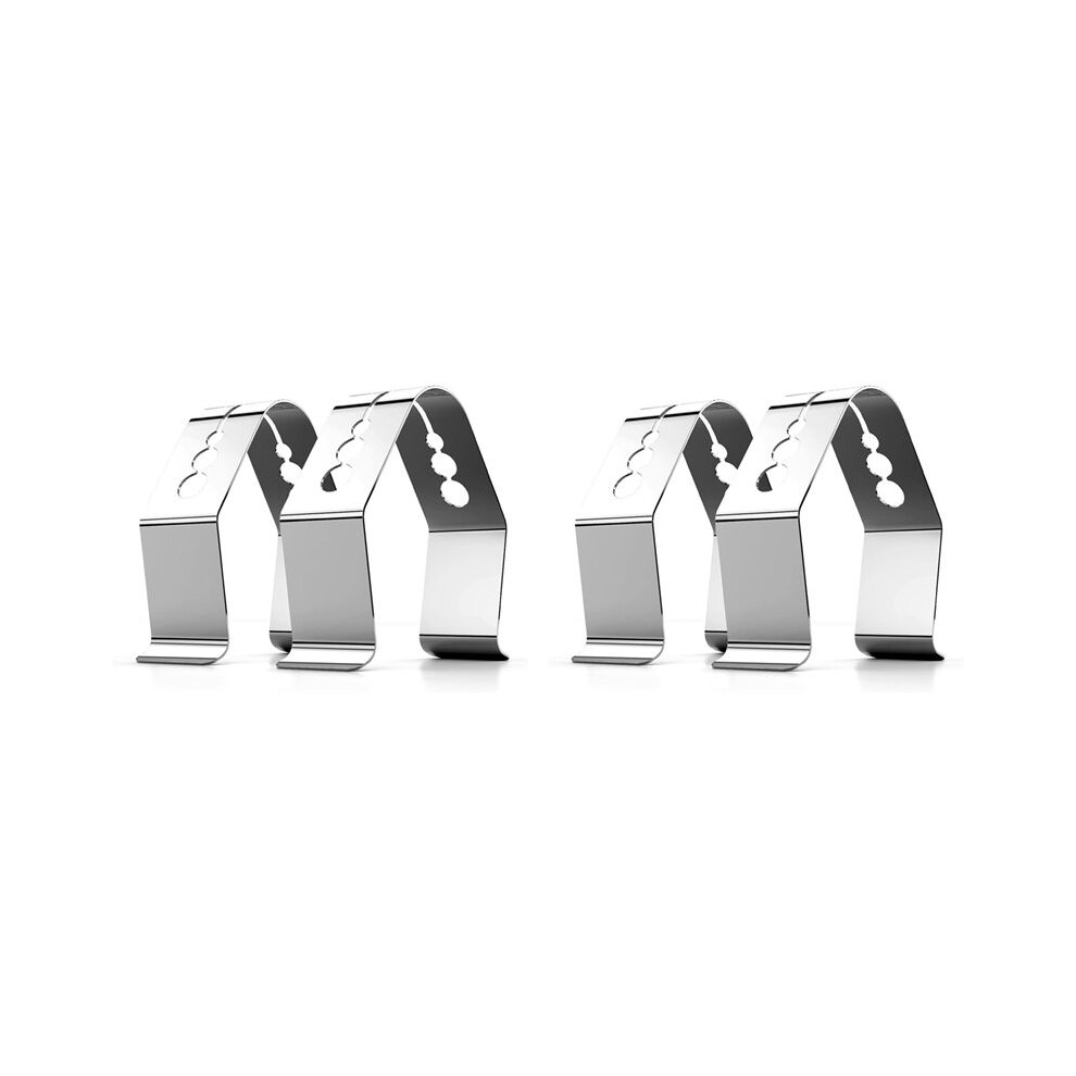 Tlily Universal A Style Meat Thermometer Probe Clip Holder Ambient Temperature Readings Bbq Smoker Oven Grill,Set Of 4
