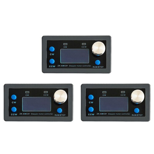 3X 42 57 Stepper Motor Controller Positive Reverse Angle Pulse Speed Control Board Programmable PLC Serial Communication