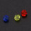 2000 Mixed Bicone Acrylic Tiny Spacers Beads 4x4mm 5
