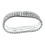 2X Wedding Bridal Stretchy 8 Row Rhinestone Bracelet Bangle 28 mm 3