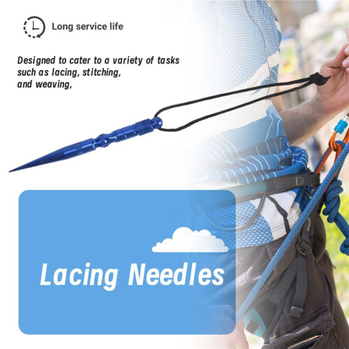 Paracord Knotter Tools Lacing Needles Paracord Tools DIY Tecelagem Lacing Stitching Needles e Smoothing Tool 2