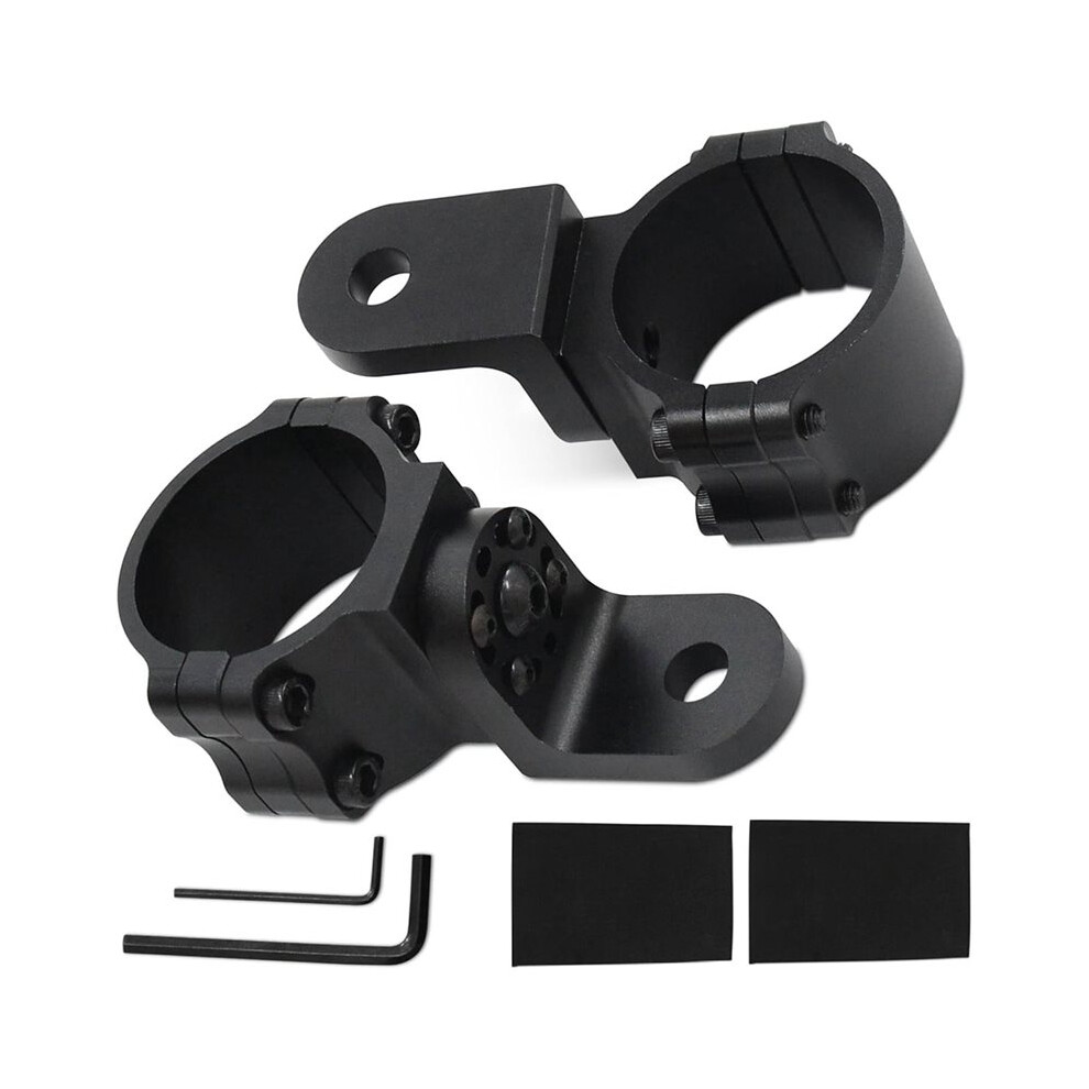 2Pcs 360 Adjustable Car Mount Bracket For Utv Atv Rzr 4Wd Led Whip Bar 1.75" To 2" Rollbar Cage Light 6031744849796