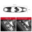 Center Clapper Button Bezel for  Corvette C8 2020-2023 Car Console Gear Shift Button Sticker Accessories 6