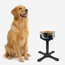 Suporte Ajustável para Tigela Cachorro, Suporte para Alimentação Tigela Água Elevada para Cachorro, Suporte Ajustável para Tigela Cachorro