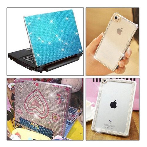 2016 Pcs 6mm DIY Bling Crystal Self-Adhesive Rhinestone Sticker 2