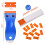 Plastic  Blade Scraper, 4Pcs Scraper Tools with 100 Pcs Plastic Blades, Double   Scraper Cleaning Remover 3