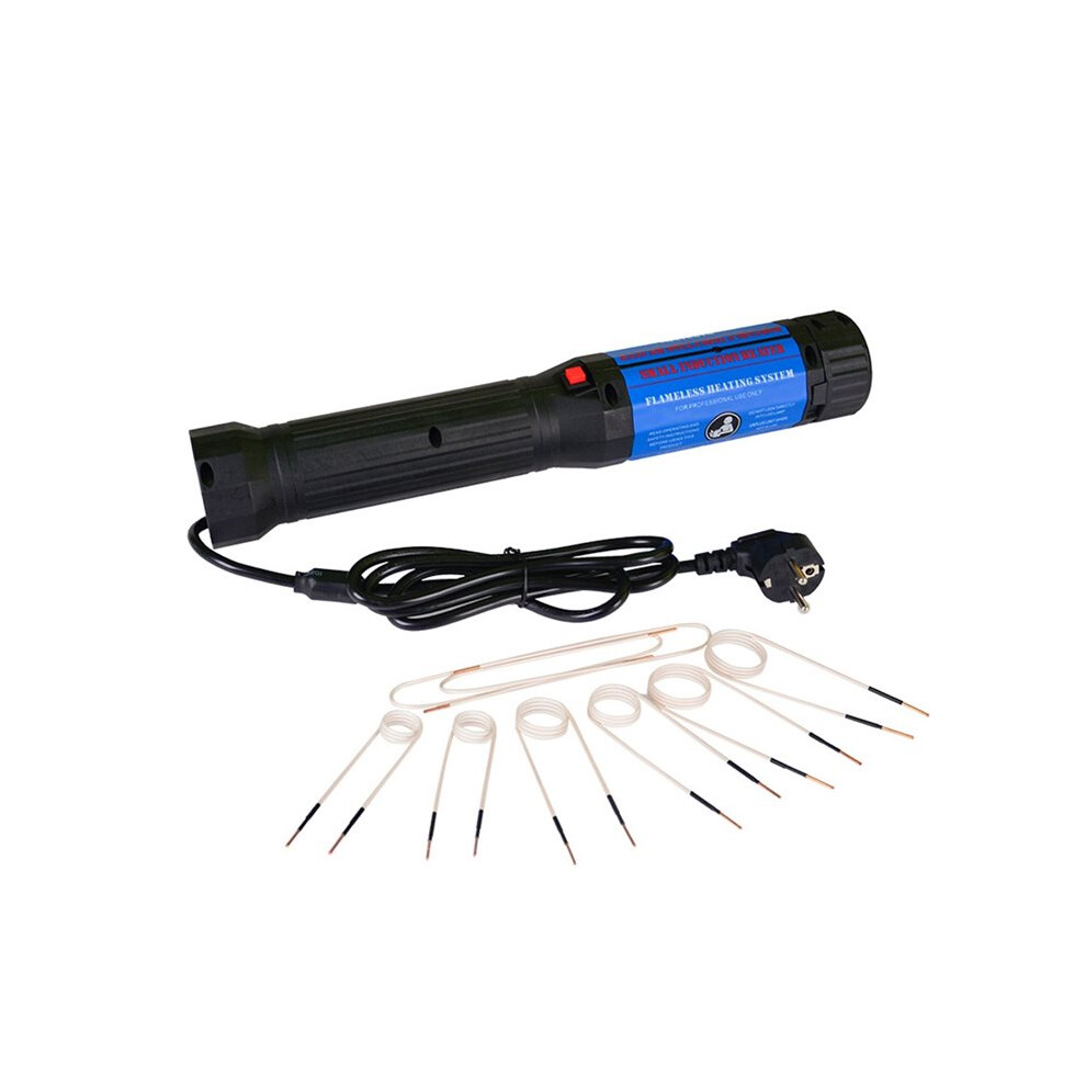 8 Coils 1100W Handheld Magnetic Induction Heater Kit Automotive 220V Flameless Heat Induction For Car Repair Tool Eu 4713108879305