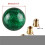 2X Marble Style Round  Gear Shift Knob Acrylic Shifter Knobs Stick Shift Knobs with 3 Adapter Dark Green 6