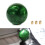 2X Marble Style Round  Gear Shift Knob Acrylic Shifter Knobs Stick Shift Knobs with 3 Adapter Dark Green 7