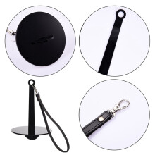 2CPS Portable Wrist Yarn Holder for Knitting Crochet Frame Prevent Yarn Tangling Presents for Lovers Black