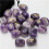 25pcs Natural Amethyst Rune Stone Irregular Divination Agate Rune Gift Decoration Red 4