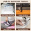 120 Pcs Blank Leatherette Hat Patches and Adhesive Artificial Leather Rectangular Patches Artificial Leather Patches 3
