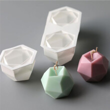 Diamantkugel-Kerzenform, Magische Kugel, Geometrische Form, Schokoladenmousse-Formenbausatz, Fondant A