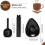 Kaffeebohnen-Dosierbecher- und Löffelset, Keramik-Dosiergefäß-Messtablett-Set für Kaffee oder Tee, Espresso-Zubehör 6