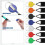 28 Pcs Retractable Lighter Holder Keychain Assorted Color, Lighter Keychains with Single Lighter Clip 3