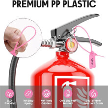 1000 Pcs Plastic Tamper Seals Fire Extinguisher Tags Security Tags Seals Safety Numbered Zip Ties Labels