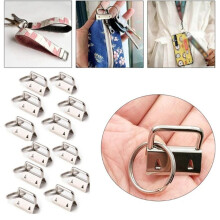 30 Pieces of 32Mm Keychain Hardware Kit is Suitable for Wrist Clamp Lanyard Keychain DIY Tools