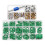 Car A/C Repair Kit 540 St O-Ring Seals Kit + 80 St A/C Ventil Core Sortiment med Remover Tool 2