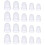 160 Pcs Fingertip Protectors, 5 Sizes Ukulele Finger Caps,for Guitar Ukulele Stringed Instruments 2