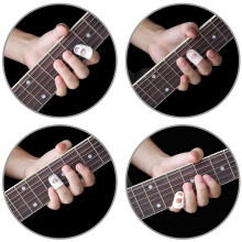 160 Stück Fingerspitzen Schutz, 5 Größen Ukulele Finger Kappen, für Gitarren Ukulele Saiten Instrumente