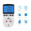 2X Optical Digital Temperature Controller, Heating Cooling Thermostat Socket with Sensor for Reptile Incubator EU Plug 4
