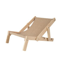 Katten Sisal Lounge Stoel Sisal Krabpaal Verhoogd Bed Kattenhangmat Verwijderbare Sisal Pad Verstelbaar voor Binnen Alle Seizoenen