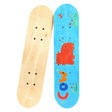 2pcs 58.5cm Skateboard Deck Maple Skate Board Blank Adults Kids DIY Hand-Painted Decorative Board Double Rocker
