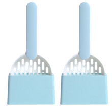 Cat Litter Scoop Cat Litter Scoop with Base Cleaning Cat Litter Box Shovel Kitten Toilet Cleaning Tools Pet Supplies B