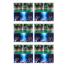 6X Bleu Frais Mer Fond Aquarium Ocean Paysage Affiche Fond de Reservoir de Poissons