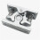 3Pcs Spring Loaded Door Easy Lock Stop Catch Release Clamp Double Roller Catch (Mp-3) 3